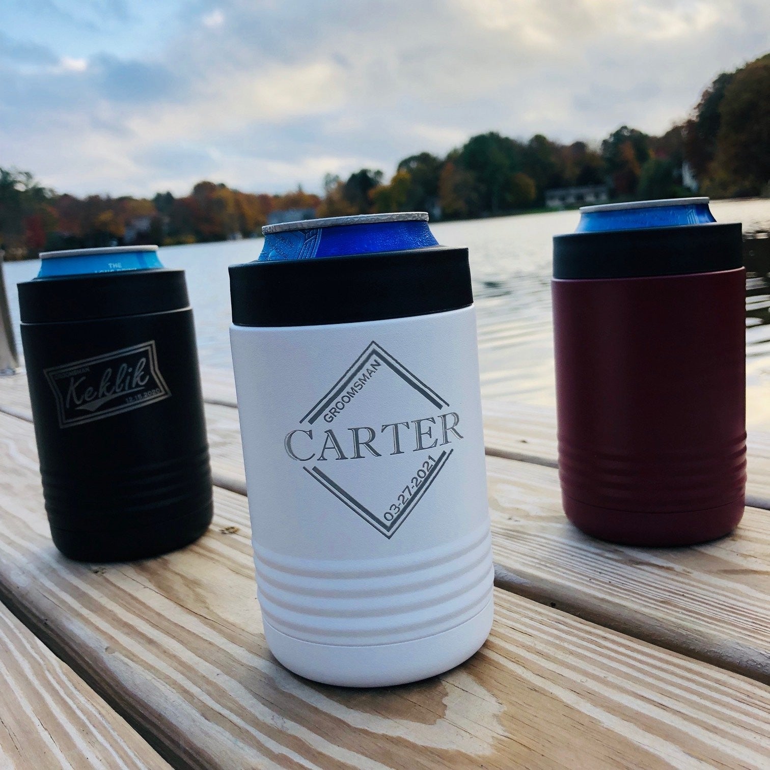 Groomsman Gift Idea / Custom Engraved Authentic Authentic YETI / Custom Yeti  Colster / Bridal Party Gifts / Custom Coozie / Best Man Gift — Simply Yours  By Marcy