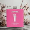 Pink Groomsman Flask With Last Day Of Freedom Design
