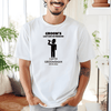 White Mens T-Shirt With Last Day Of Freedom Design