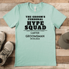 Light Green Mens T-Shirt With Personal Hype Squad Design
