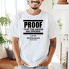 White Mens T-Shirt With Proof Of Friends Design