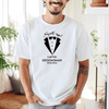 White Mens T-Shirt With Suit Up Boys Design