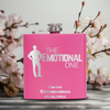 Pink Bachelor Party Flask With The Emotional One Design