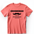 Light Red Mens T-Shirt With The Mustache Amigo Design