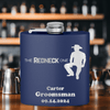 Navy Bachelor Party Flask With The Redneck One Design