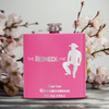 Pink Bachelor Party Flask With The Redneck One Design