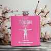 Pink Bachelor Party Flask With The Tough One Design