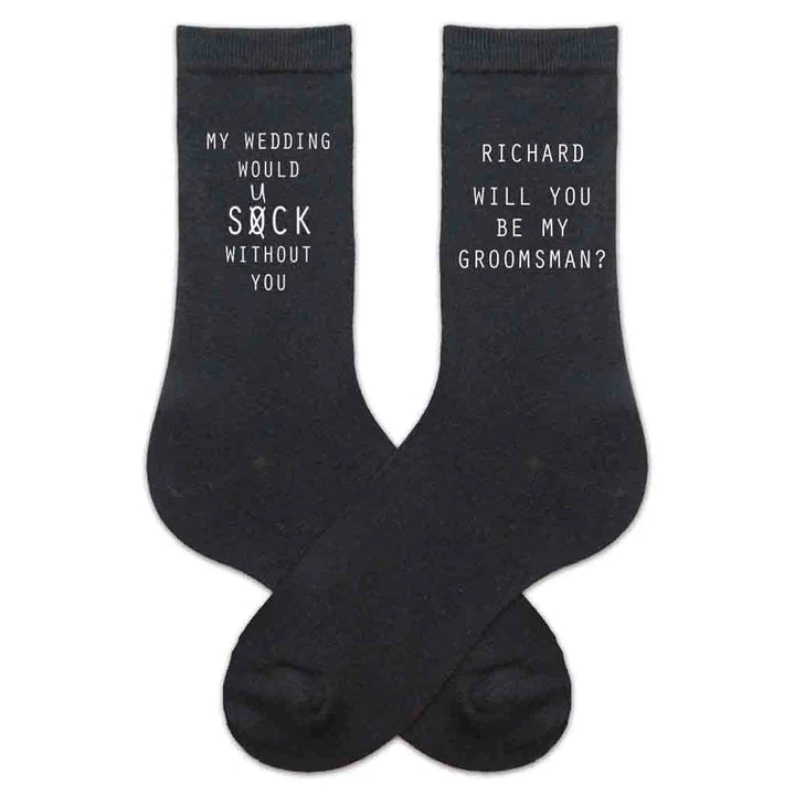 Groomsmen Proposal Socks