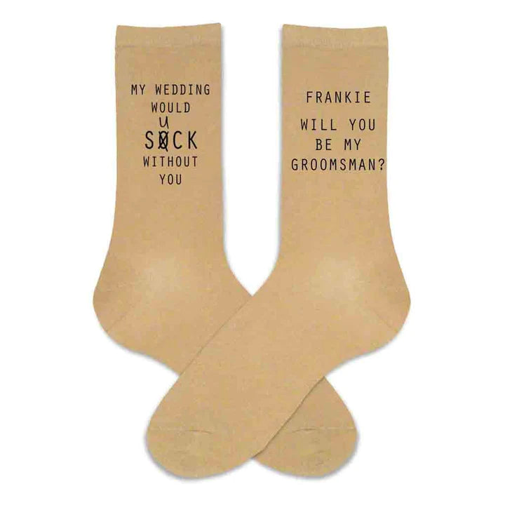 Groomsmen Proposal Socks