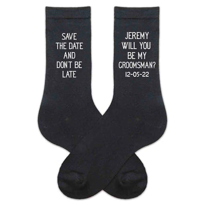 Save The Date Socks
