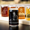 Funny Groomsmen Gift - Picture Engraved on Beer Glass