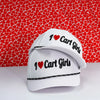 I ❤️ Cart Girls Golf Hat