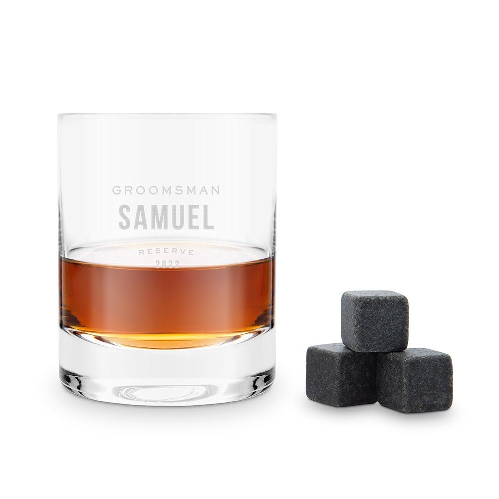 Drinking Glass Chilled By Design by Groovy Groomsmen Gifts