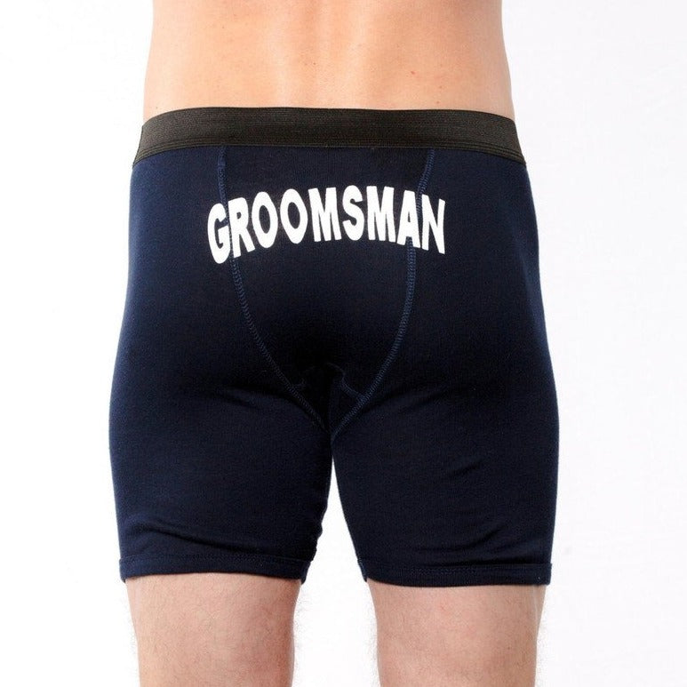 Funny Groomsmen & Groom Underwear & Boxer Briefs ($14.99) - Groovy  Groomsmen Gifts