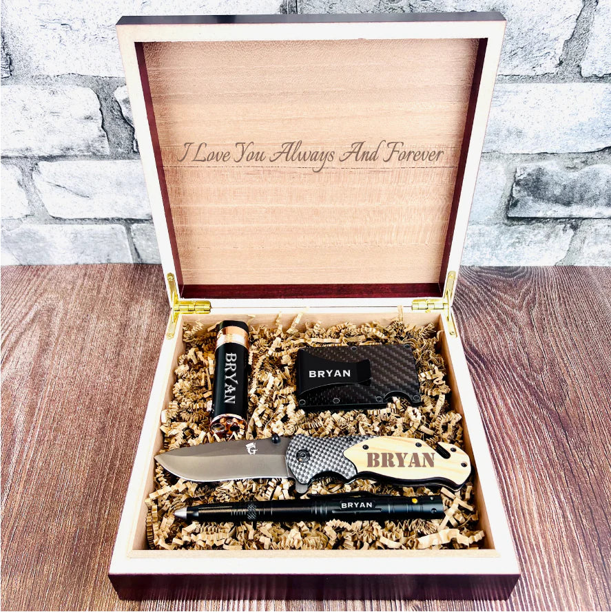 Thoughtful Gift Box Set for Him - Groovy Groomsmen Gifts