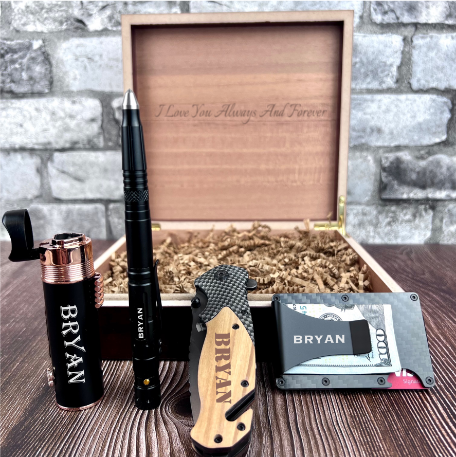 Personalized Chef Gift Set for Him - Groovy Guy Gifts