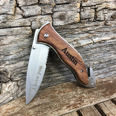 Camp Ranger Custom Groomsmen Knife