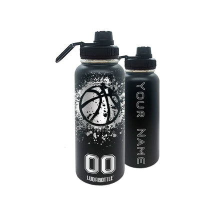 Basketball Engraved Water Bottle