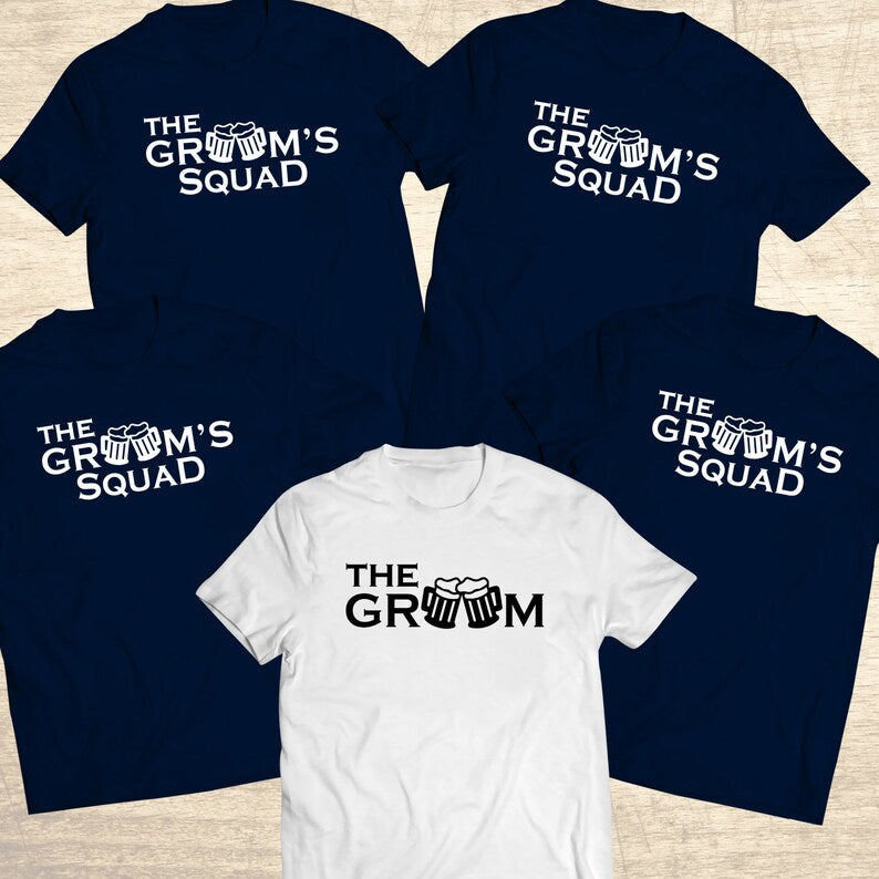 The Groom&#39;s Squad Shirts