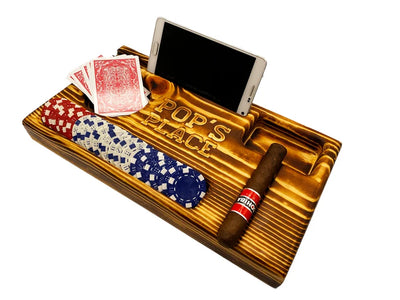 Personalized Wood Poker Ashray