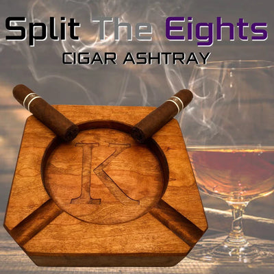 Personalized Wood Cigar Ashtray