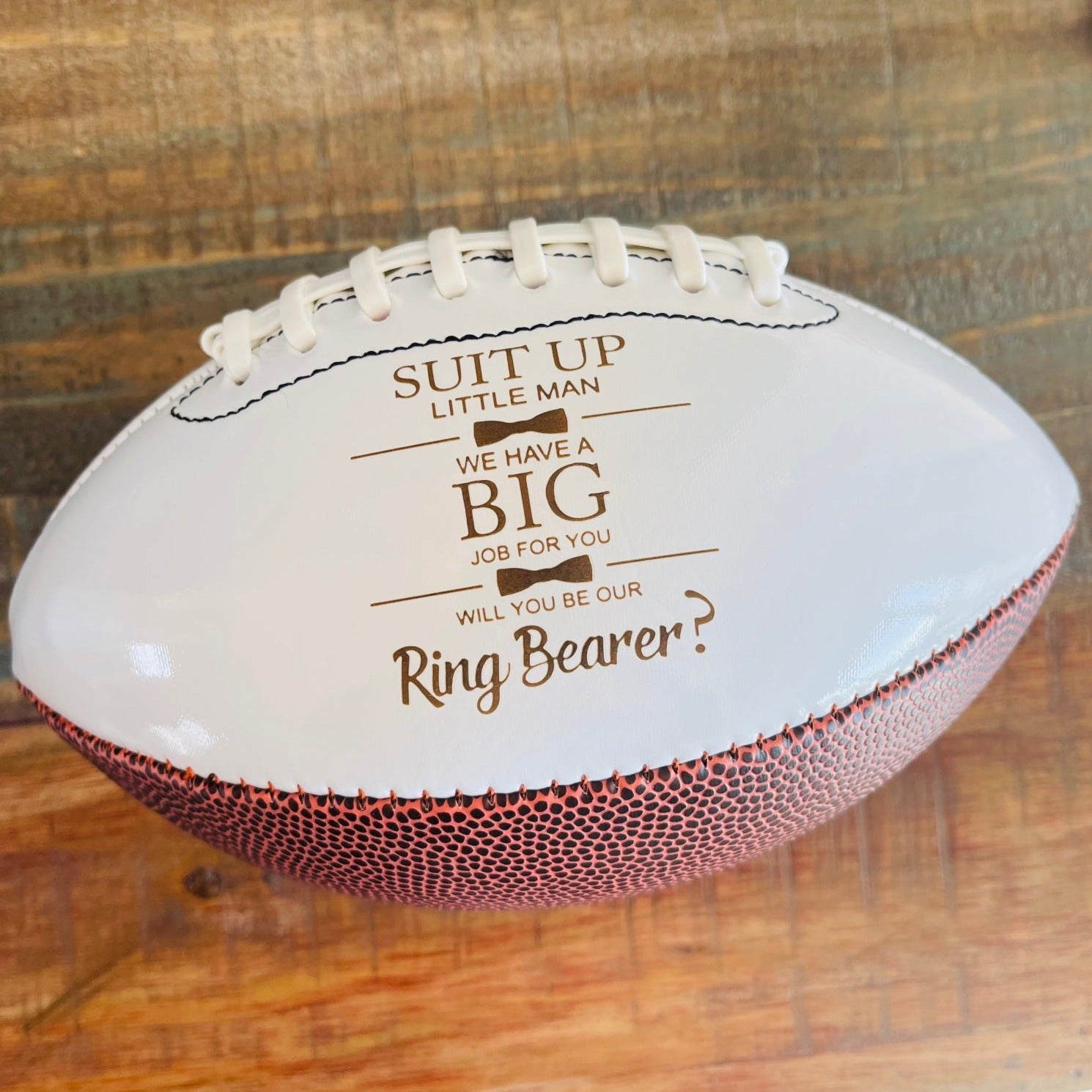 Football Ring Bearer Proposal Gift
