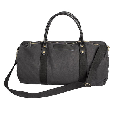 The Durable Duffel (Canvas & Leather) Black
