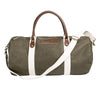 The Durable Duffel (Canvas & Leather) Green