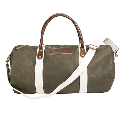 The Durable Duffel (Canvas & Leather) Green