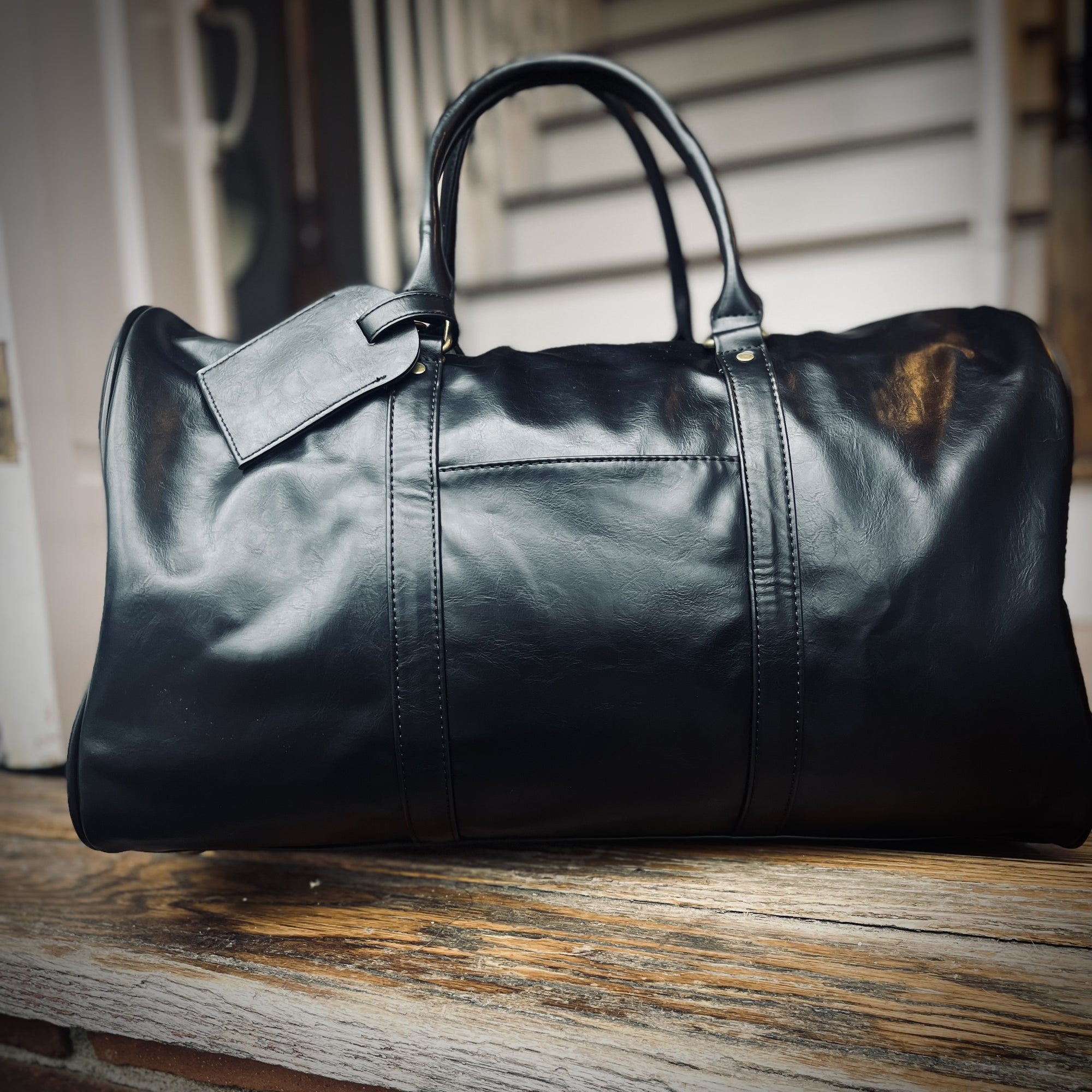 Luxury Leather Duffle - Groovy Guy Gifts